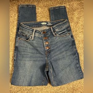 Button Up Skinny Jeans